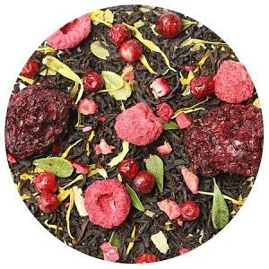 Чай ароматизированный весовой черный - Лесные Ягоды Премиум 100 гр.