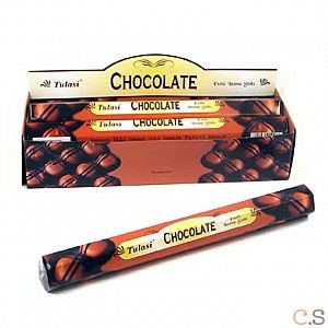 шоколад (chocolate) благовония 20 гр sarathi tulasi,