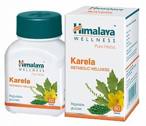 karela himalaya карела для поддержания нормального уровня сахара в крови 60 таб,